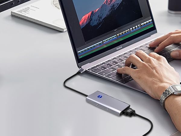 thunderbolt hub usb c docking station usb hub for laptop