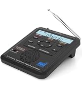 DreamSky Weather Radio NOAA Alert with Battery Backup & FM Radio for Home | S.A.M.E. Localized Co...
