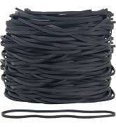 Foshine-Rubber bands large, Black rubber band Size 117B 120 Pack Elastics Bands 7 inch Long rubbe...
