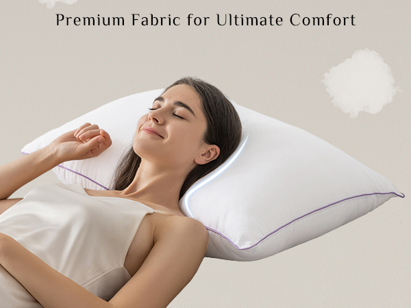 JOLLYVOGUE Pillows Queen Size Set of 2