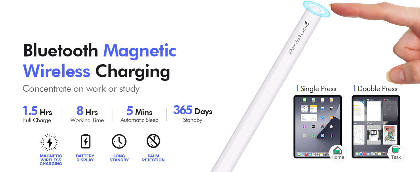 apple pencil for iPad 10th generation usb c usbc pen pro tip replacement air mini charging M2 M4