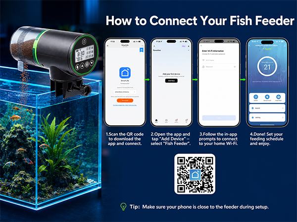 How to Connect Your Fish Feeder