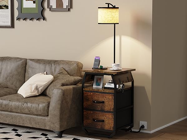 end table with lamp floor lamps with table night stand with lamp floor lamp table combo