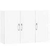 SoBuy Wall Cabinet Laundry Room, Medicine Cabinet for Kitchen Bathroom Garage, Wall Storage Cabin...
