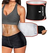 Waist Trimmer for Women & Mens Waist Trainer Sweat Belt Plus Size, Upgraded