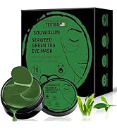 Under Eye Patches for Puffy Eyes 70PCS, Seaweed Eye Mask for Dark Circles and Puffiness, Under Ey...