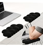 Cloud Shaped Wrist Rest for Desk L-Shaped Elbow Pad for Desk,Arm Rest Memory Foam Pad,Non-Slip Ba...
