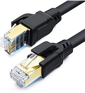 CAT 8 Ethernet Cable, 15ft High Speed 40Gbps 2000MHz Indoor & Outdoor Network Internet LAN SFTP C...