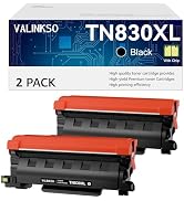 Valinkso TN830XL Toner for Brother Printer Compatible for Brother TN830XL TN830 TN-830XL TN830XL/...