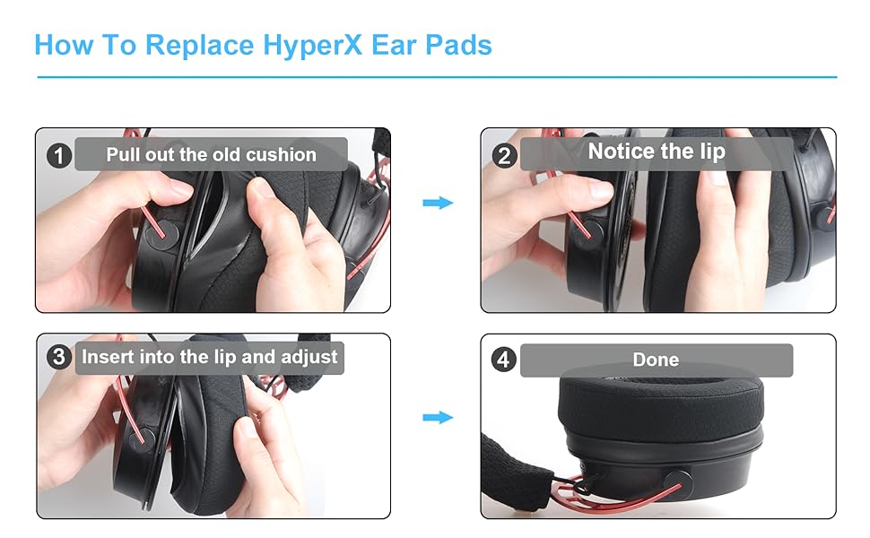 M50X/M40X Upgraded Replacement Earpads Cushions earpads