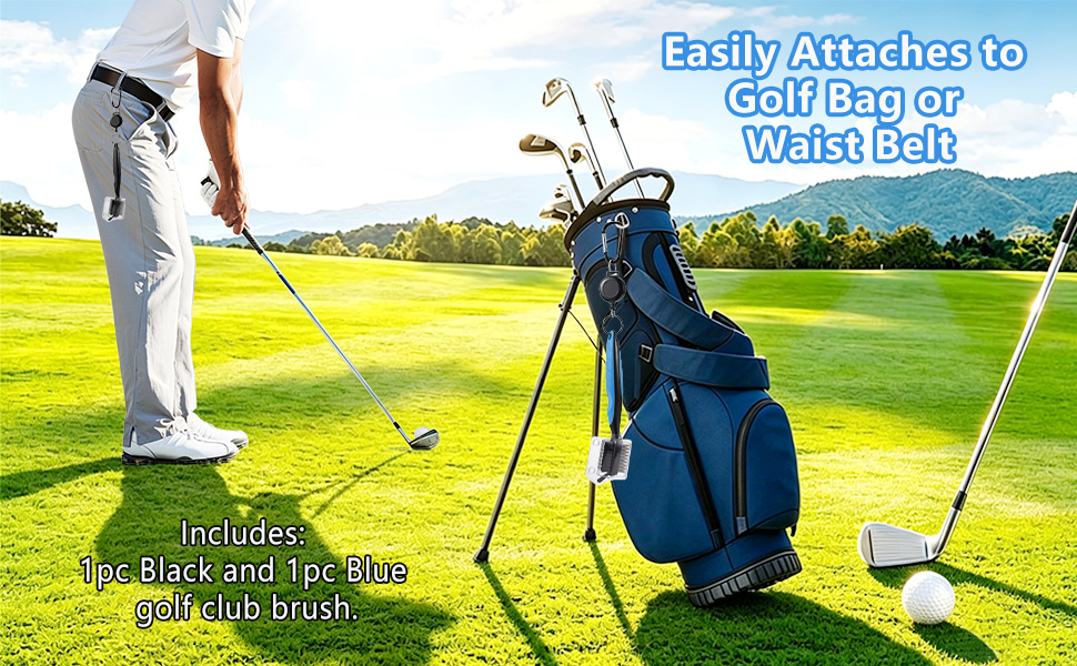 Golf Club Brush for golfer