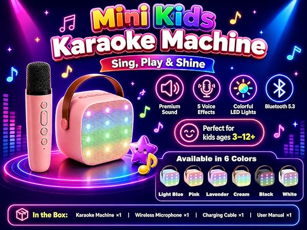 mini kids karaoke machine