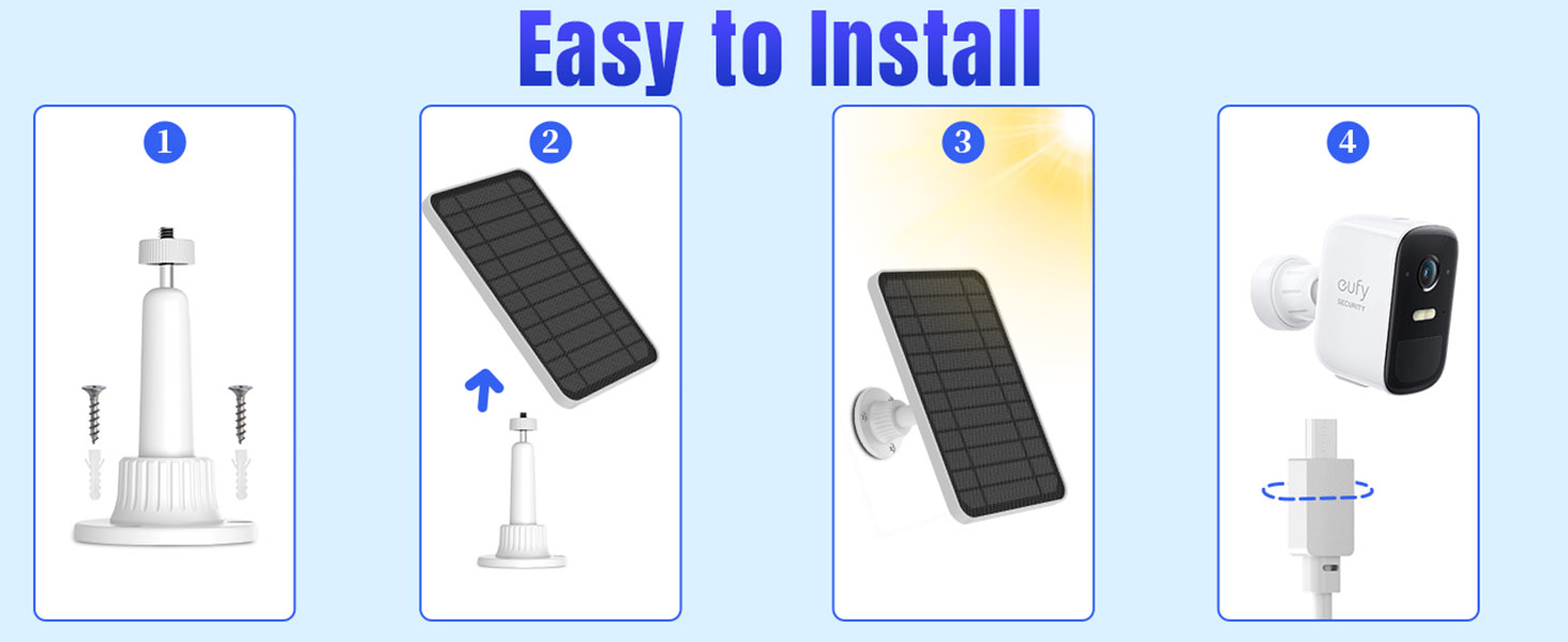Solar Panel for eufy Camera