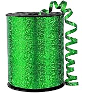 OMISELIO Green Curling Ribbon - 500 Yard Shiny Metallic Curling Ribbon for Gift Wrapping, Balloon...