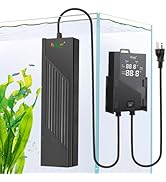 hygger Aquarium Heater with Intelligent Temperature Controller, 500W for 66-135 Gallon Submersibl...