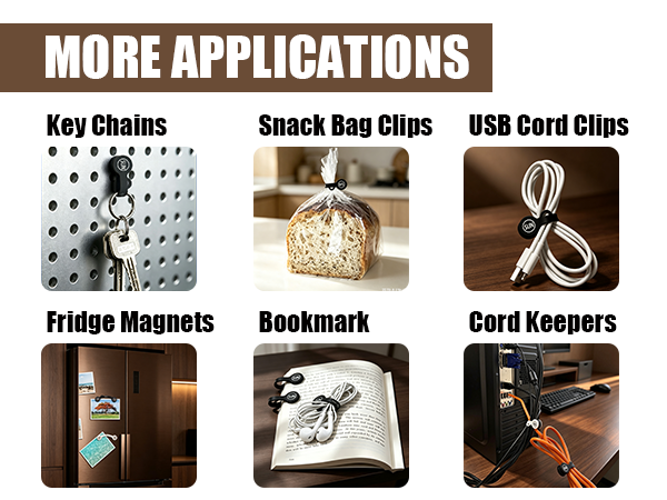 cable clips organizer magnetic cord warps