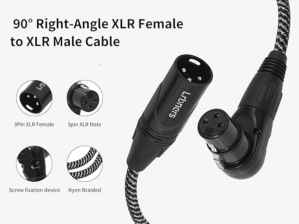 Optimize Your Audio Setup with 90° Right-Angle XLR Female Connectors
