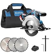 Dong Cheng 20V Max Circular Saw Cordless Circular Saw with Dust Collection Adaptor and Guide