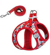 red cartoon dog harness