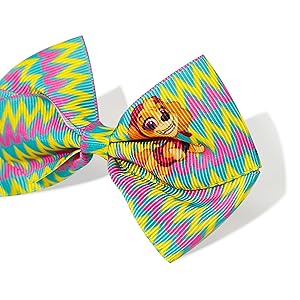 paw patrol hair bows