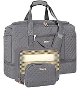 Stuery Weekender Bags for Women with Toiletry Bags: Large Overnight Bags Travel Duffel Bag Carry ...