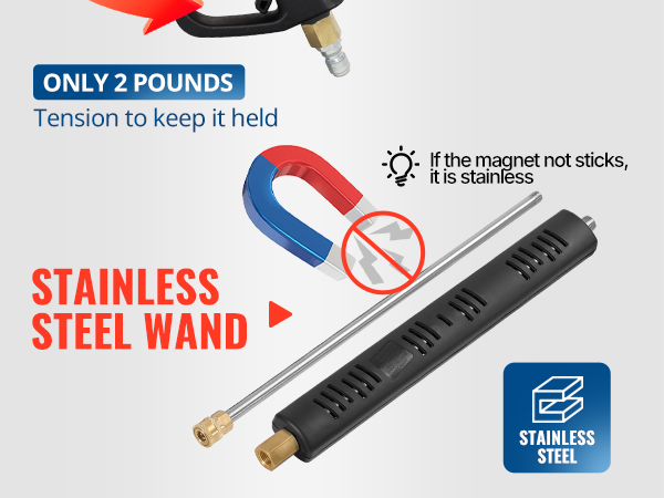 pressure washer gun and wand