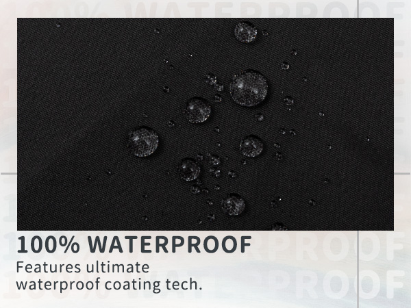 waterproof black water
