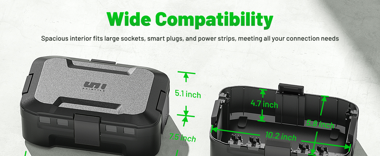 weatherproof box for outdoor electronics