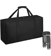 QYILUARE Heavy Duty Folding Chair Storage Bag,Large Waterproof Carry Bag for Metal,Wooden and Pla...