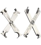 PLALEI 2PCS Scissor Fuel Line Disconnect Tool, Fuel Filter Removal Tool for 3/4" 5/8" 1/2" 3/8" 5...