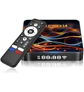 Android TV Box 2026, Android 14 TV Box 2GB 16GB Support 4K 6K 8K WiFi 6, Smart Box for TV with RK...
