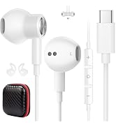 USB C Earbuds Wired Earphones for iPhone 17 16 Pro 16e 17e/Samsung S26 S25 S24 A17 A16 A37,Magnet...