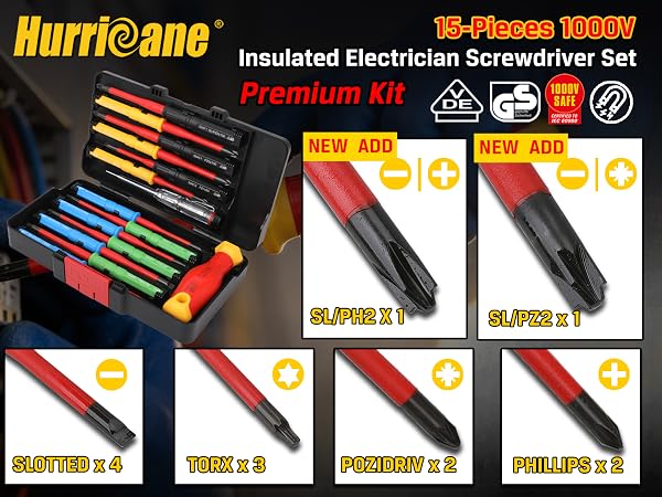 1000V Insulated Screwdriver Set