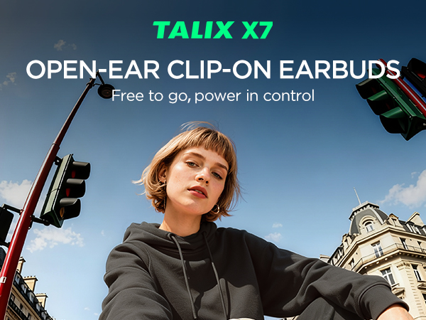 open ear clip-on earbuds