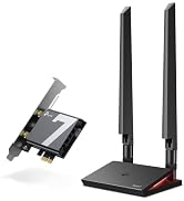 TP-Link WiFi 7 BE9300 PCIe WiFi Card for Desktop PC(Archer TBE550E),Tri-Band Wireless Adapter,Blu...