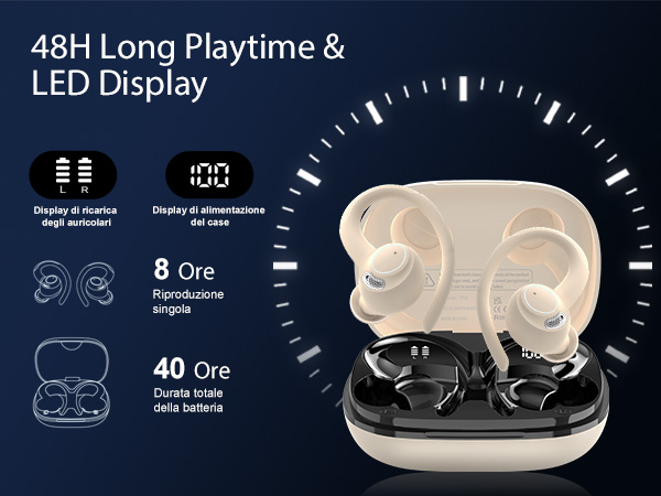 bluetooth headphones in ear headphones wireless headphone noise canceling earbuds waterproof earbuds