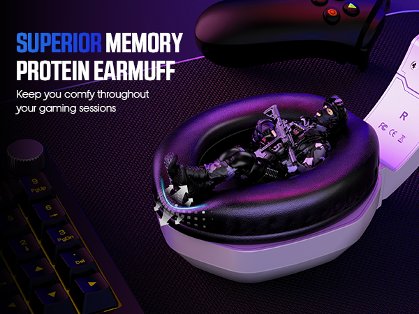 headset with mic for pc ps4 ps5