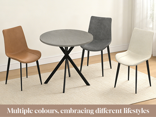 31.5" Round Dining Table Chairs Set for 2