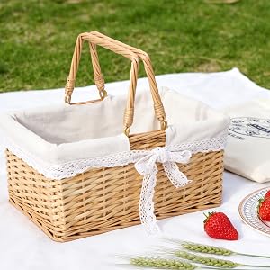 wicker basket handmade