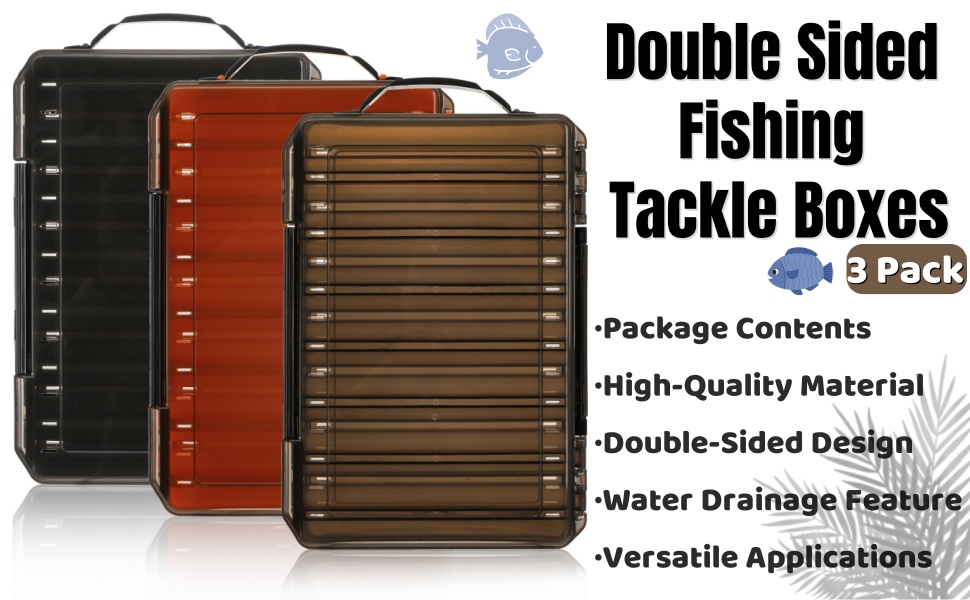 Double Sided Fishing Tackle Boxes