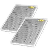 SF 2pcs Collection Fly Boxes A5 Large Capacity Fly Fishing Box Clear Lid Triangle Foam Flies Box,...