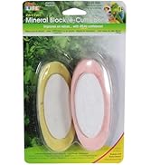 Penn-Plax Bird-Life 2-in-1 E-Cuttlebone & Mineral Block – Bananna & Berry Flavor – Great for All ...