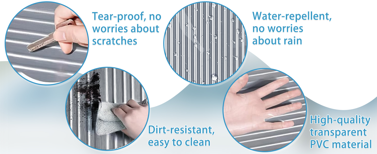 Yotako Clear PVC Suitcase Cover Protectors