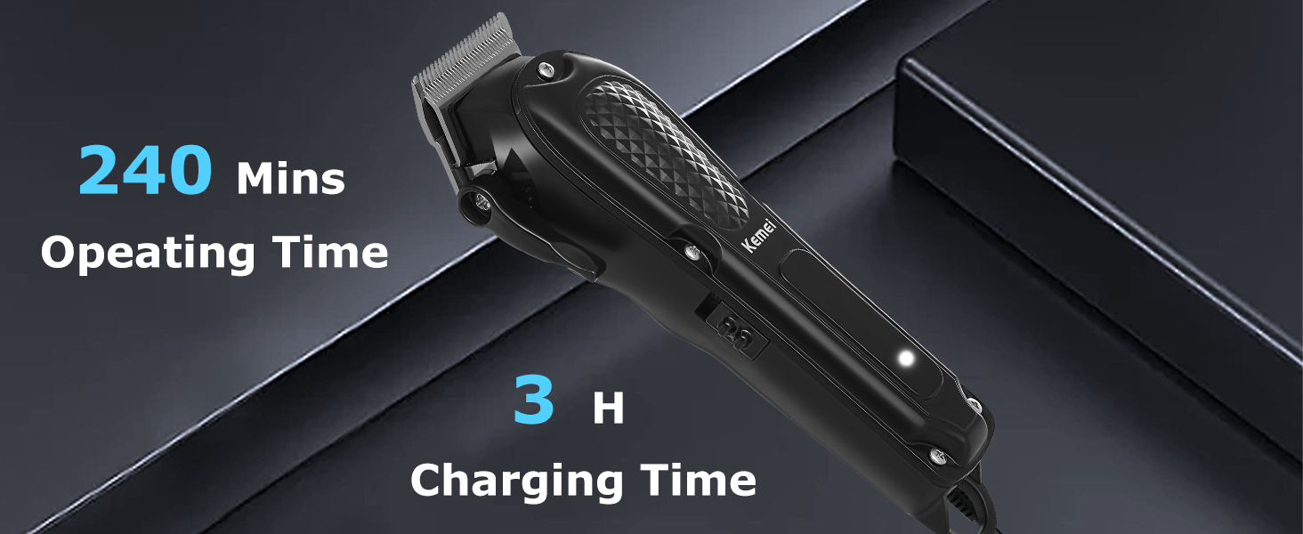 3 H Charging Time; 240 Mins Opeating Time