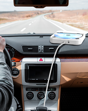 protable cd player for car