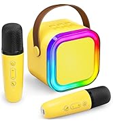 Mini Karaoke Machine for Kids, Christmas Birthday Gifts for Girls Boys Toy 4, 5, 6, 7, 8, 9, 10, ...