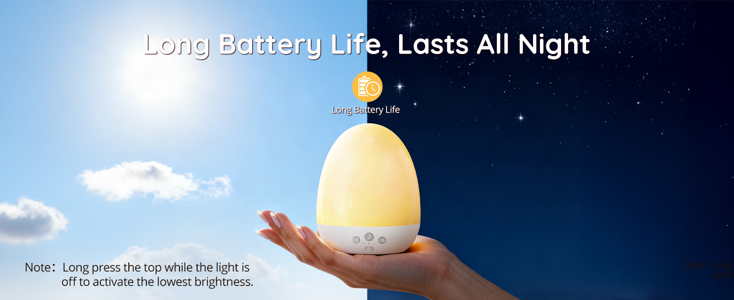 Baby Night Light with White Noise