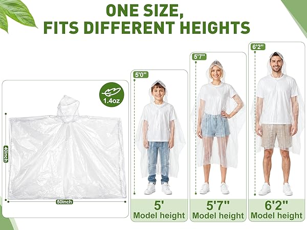 disposable ponchos