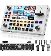MT-ViKI Live Streaming Video Switcher - 4 HDMI Inputs, 5.5-inch LCD Screen, PTZ Control, Chroma K...