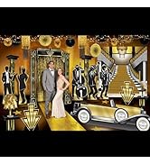 Beistle 49 Piece Great 20's Prom Decorations, 1920's Theme Gatsby Party School Dance Décor